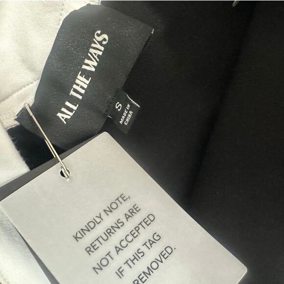 REVOLVE Black and White Mini Dress - Picture 3 of 6